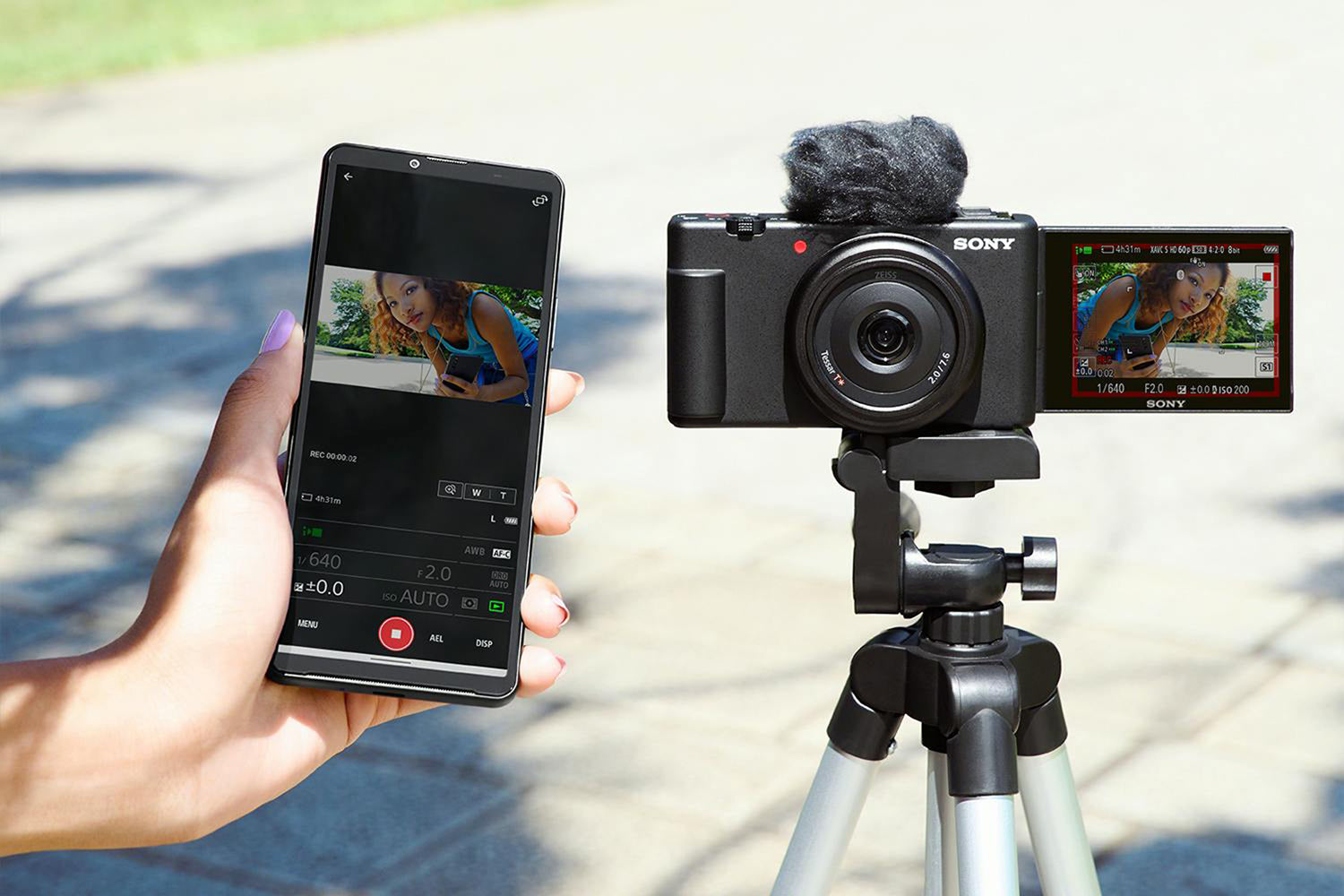 Sony Vlog ZV-1F Compact Digital Camera | Black-12