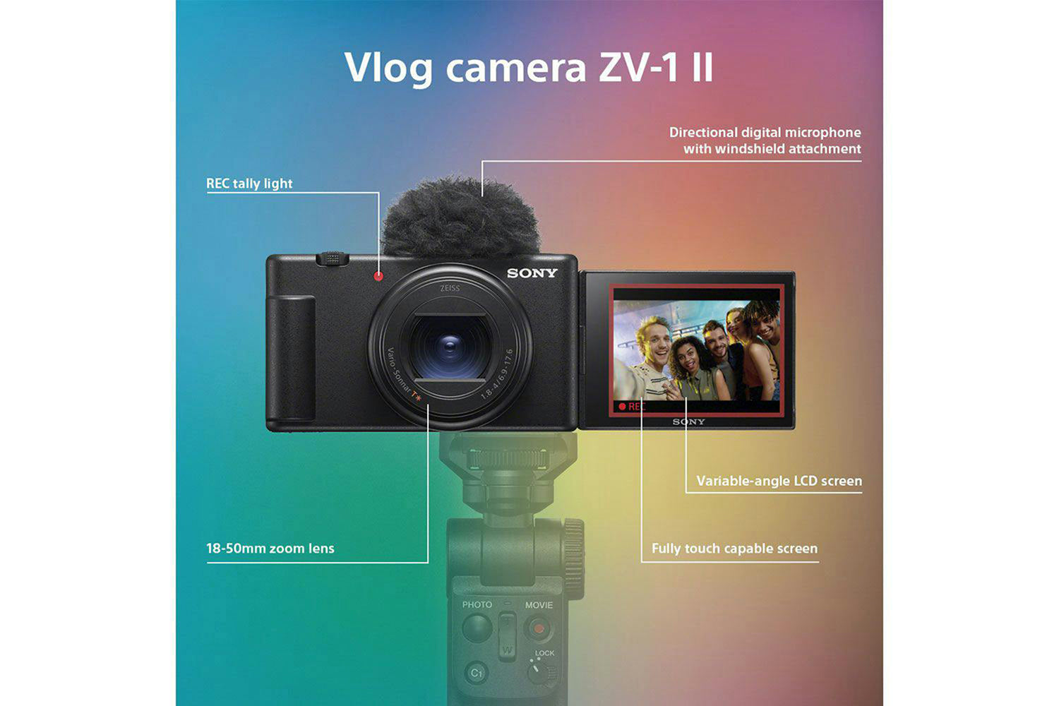 Sony ZV-1 II Vlog Camera | Black-8