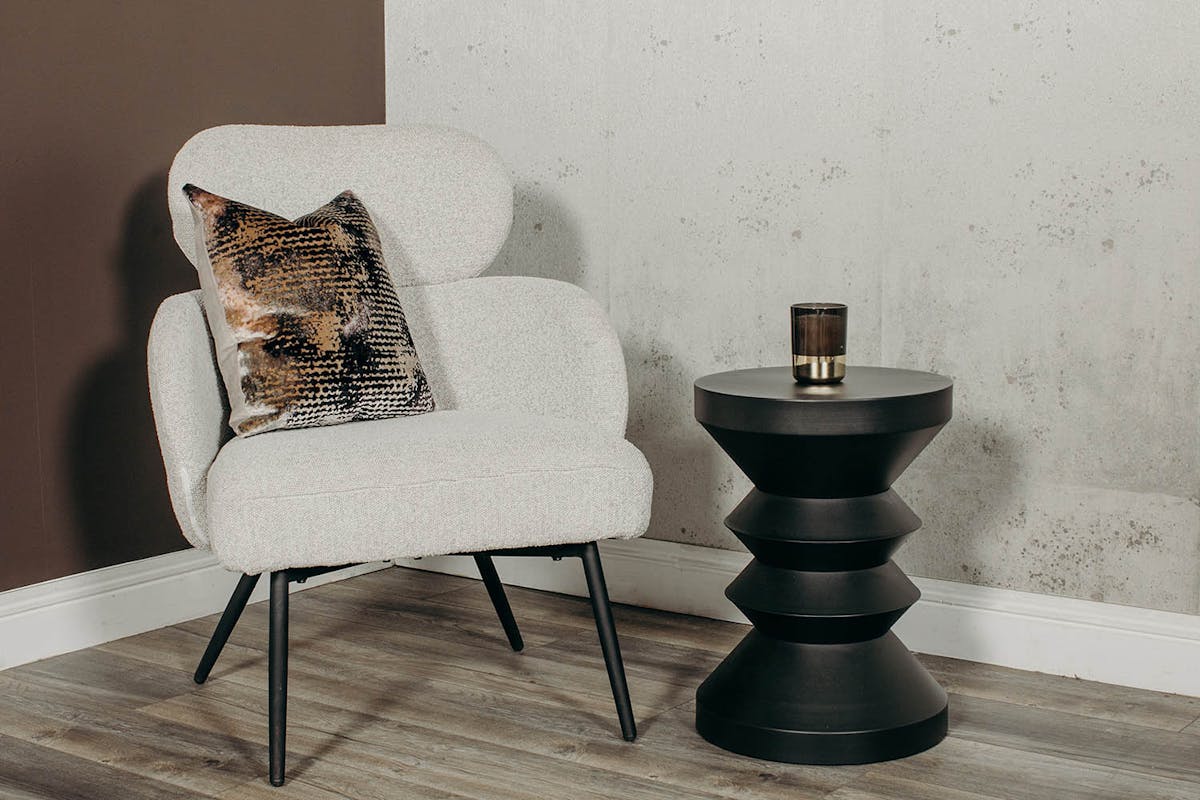 Zohla Lamp Table | Black-2