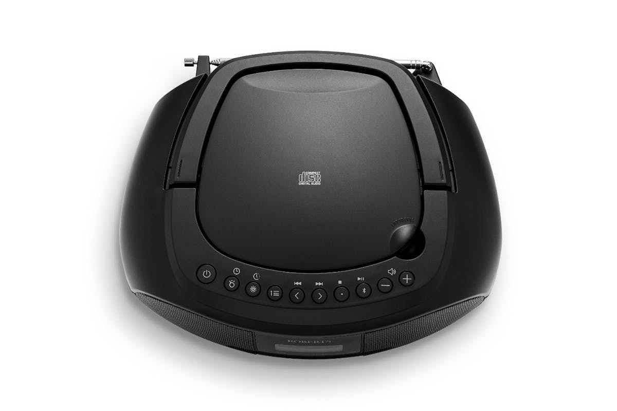 Roberts Boombox Radio with CD Player | Black-5
