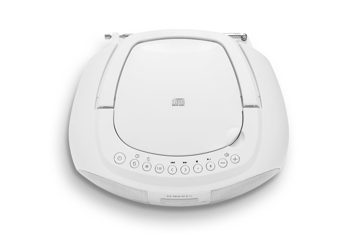Roberts Boombox Radio with CD Player | White-4