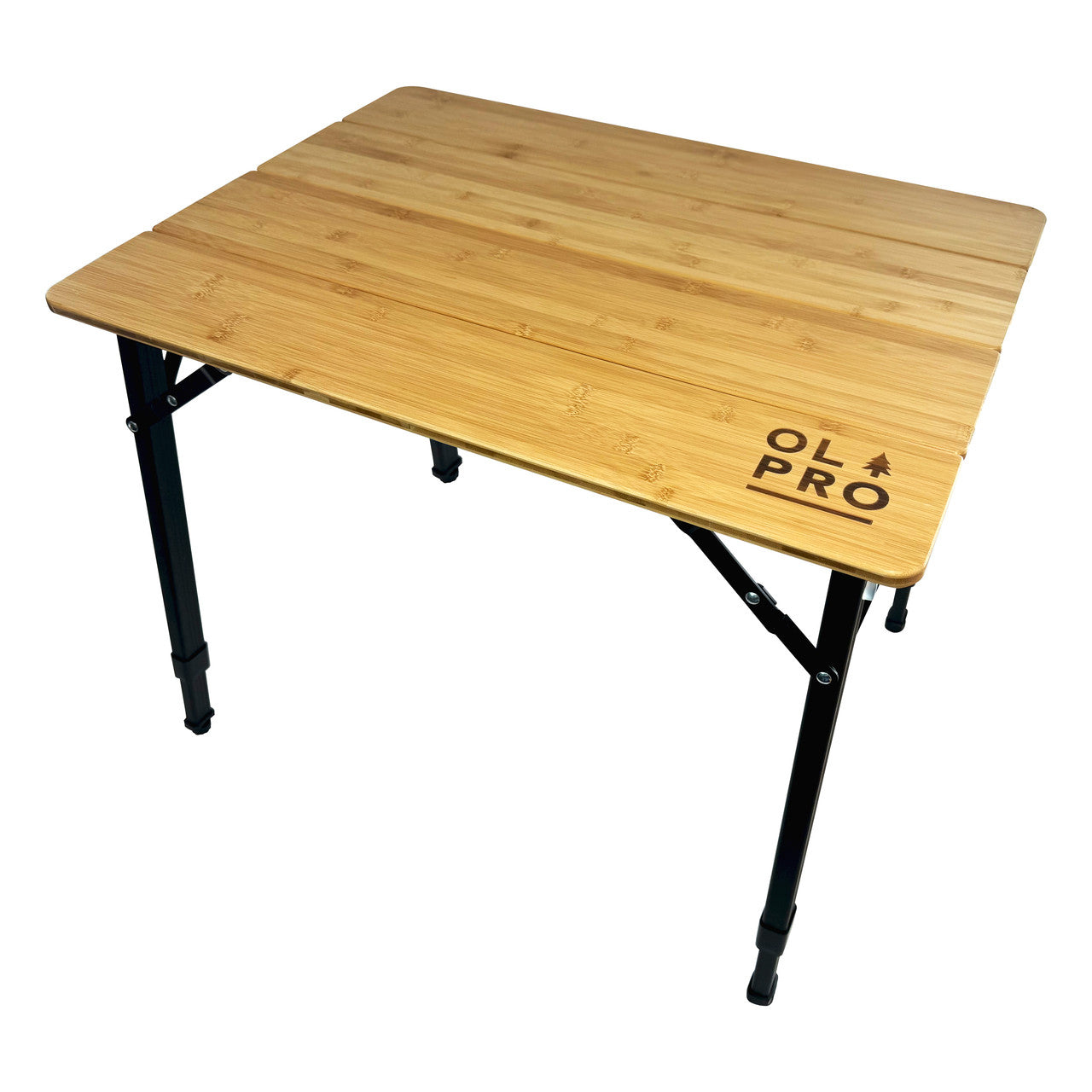 Bamboo Camping Table | 4 Folding | Bamboo | 80cm X 60cm