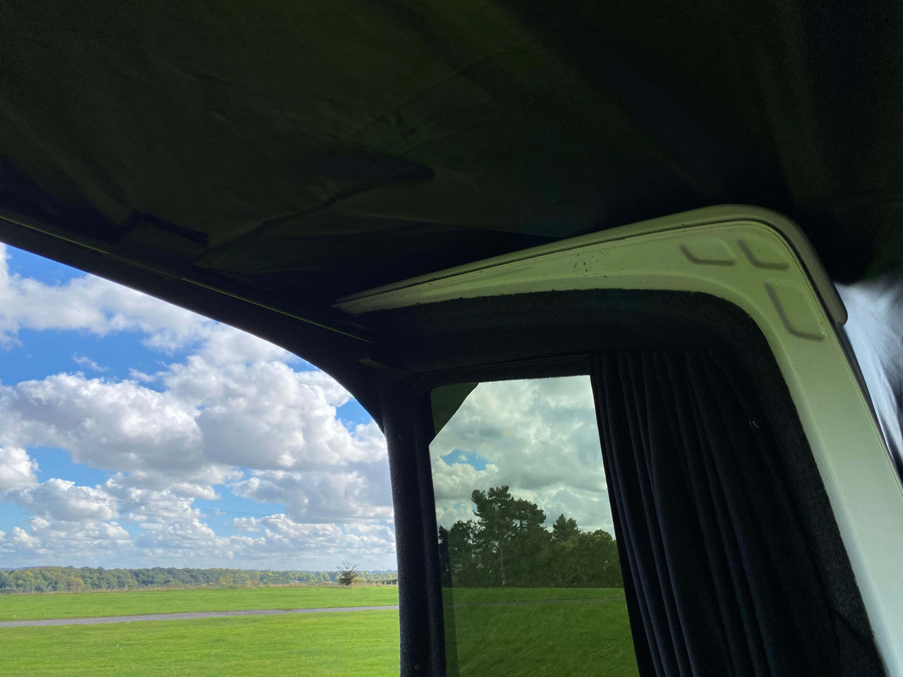 Barn Door Campervan Canopy For Vw T5 T6 | Camping Awning | With Telescopic Pole | Waterproof-3