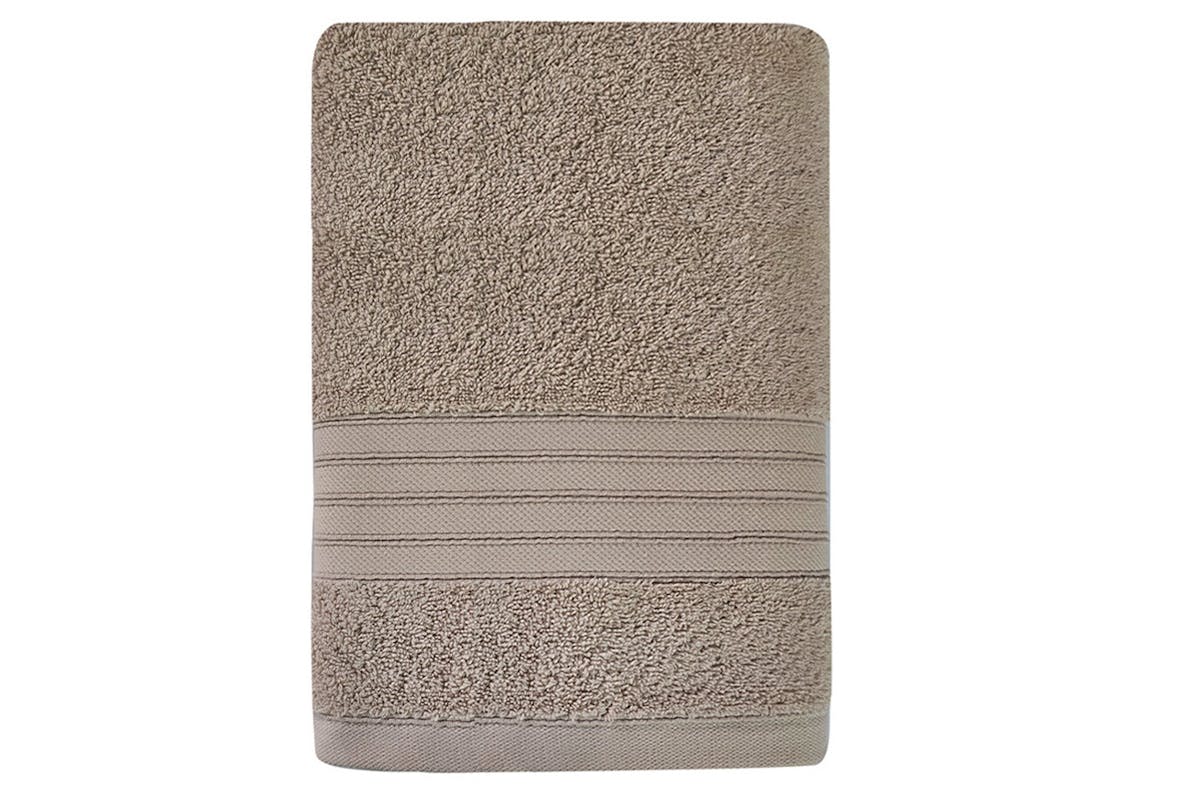 Cotton Terry Towel Set (Hand + Bath + Bath Sheet) - Dove-5