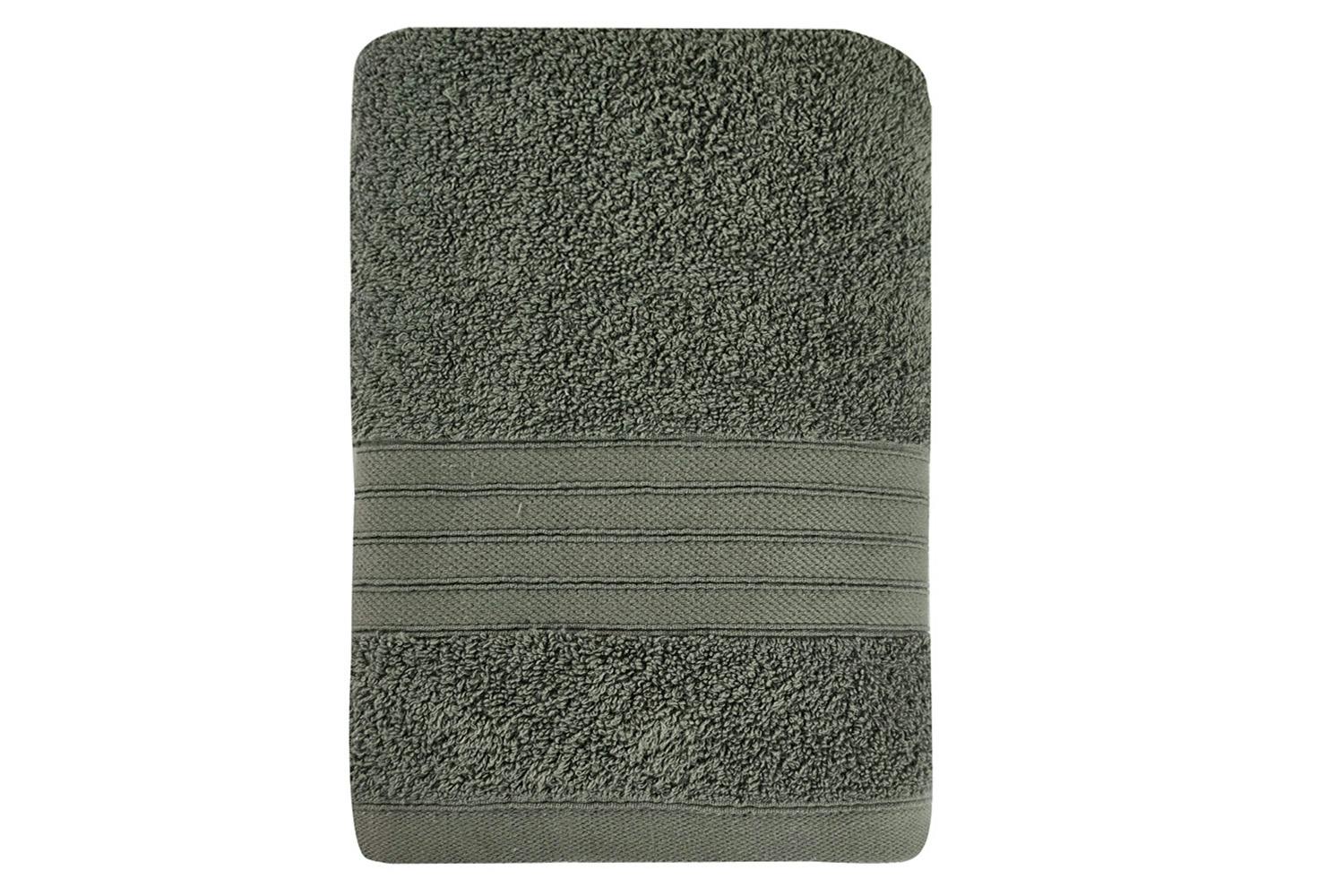 Cotton Terry Towel Set (Hand + Bath + Bath Sheet) - Khaki-4