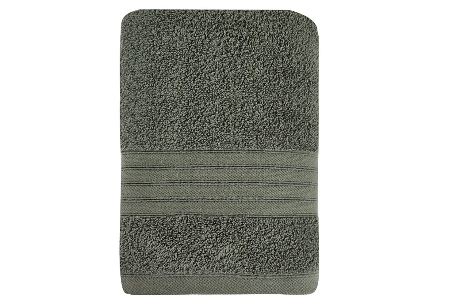 Cotton Terry Towel Set (Hand + Bath + Bath Sheet) - Khaki-5