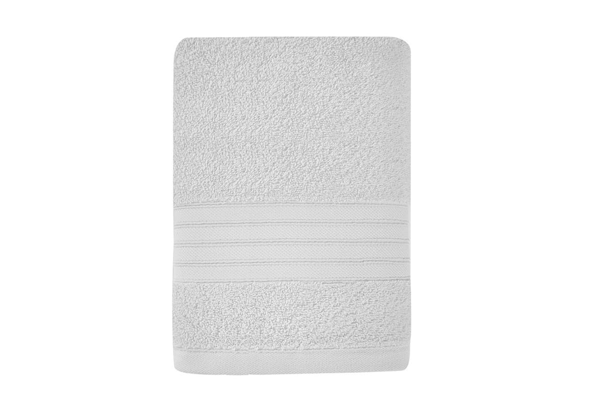 Cotton Terry Towel Set (Hand + Bath + Bath Sheet) - White-4