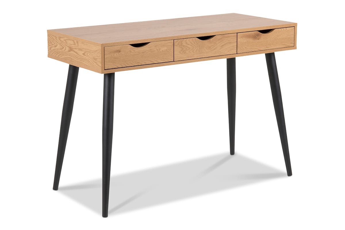 Bea Desk | Oak | Black Legs-3