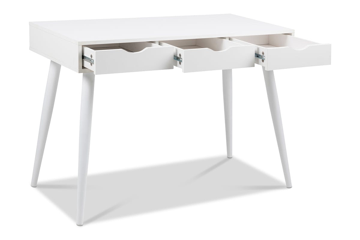 Bea Desk | White | White Legs-4