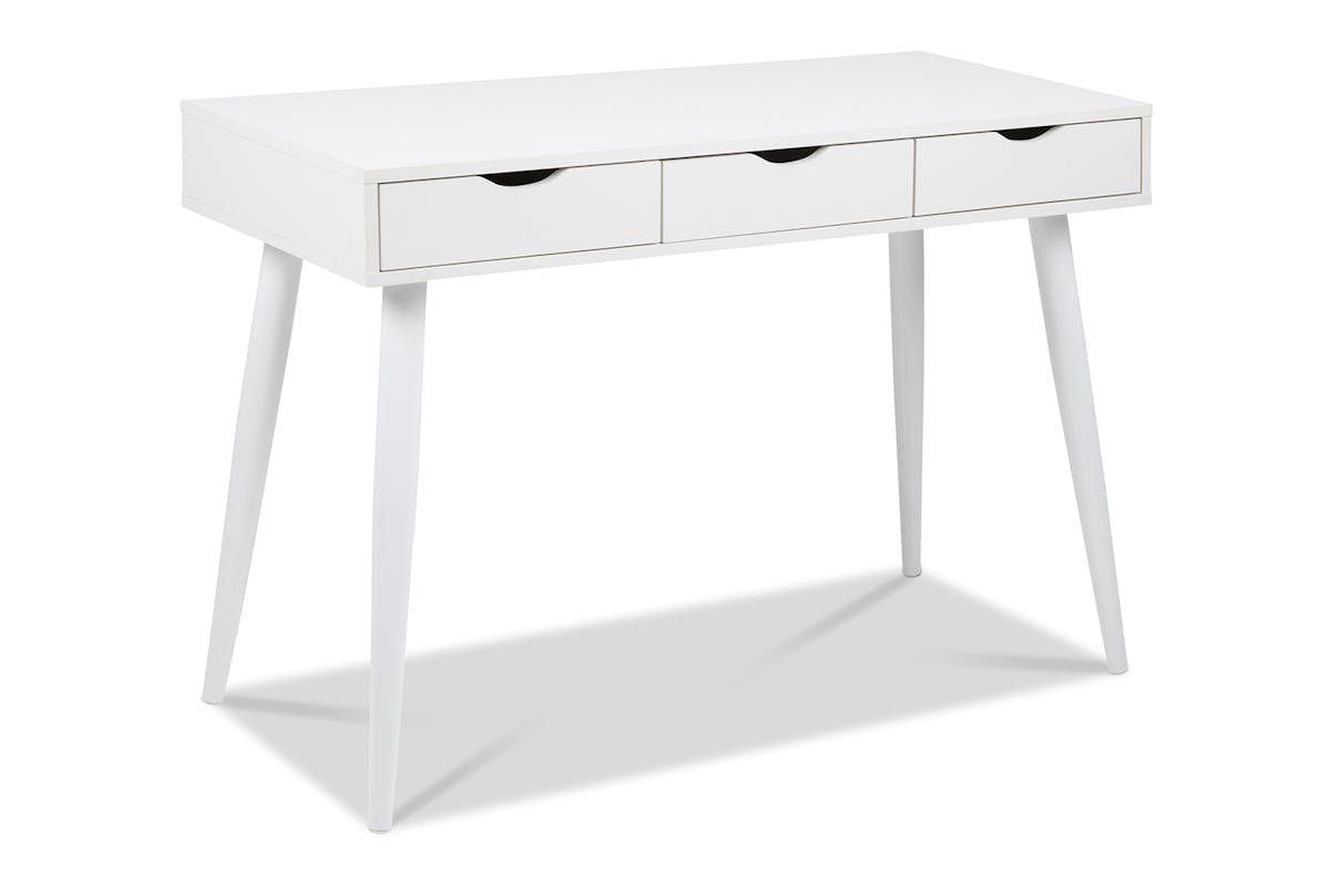 Bea Desk | White | White Legs-3
