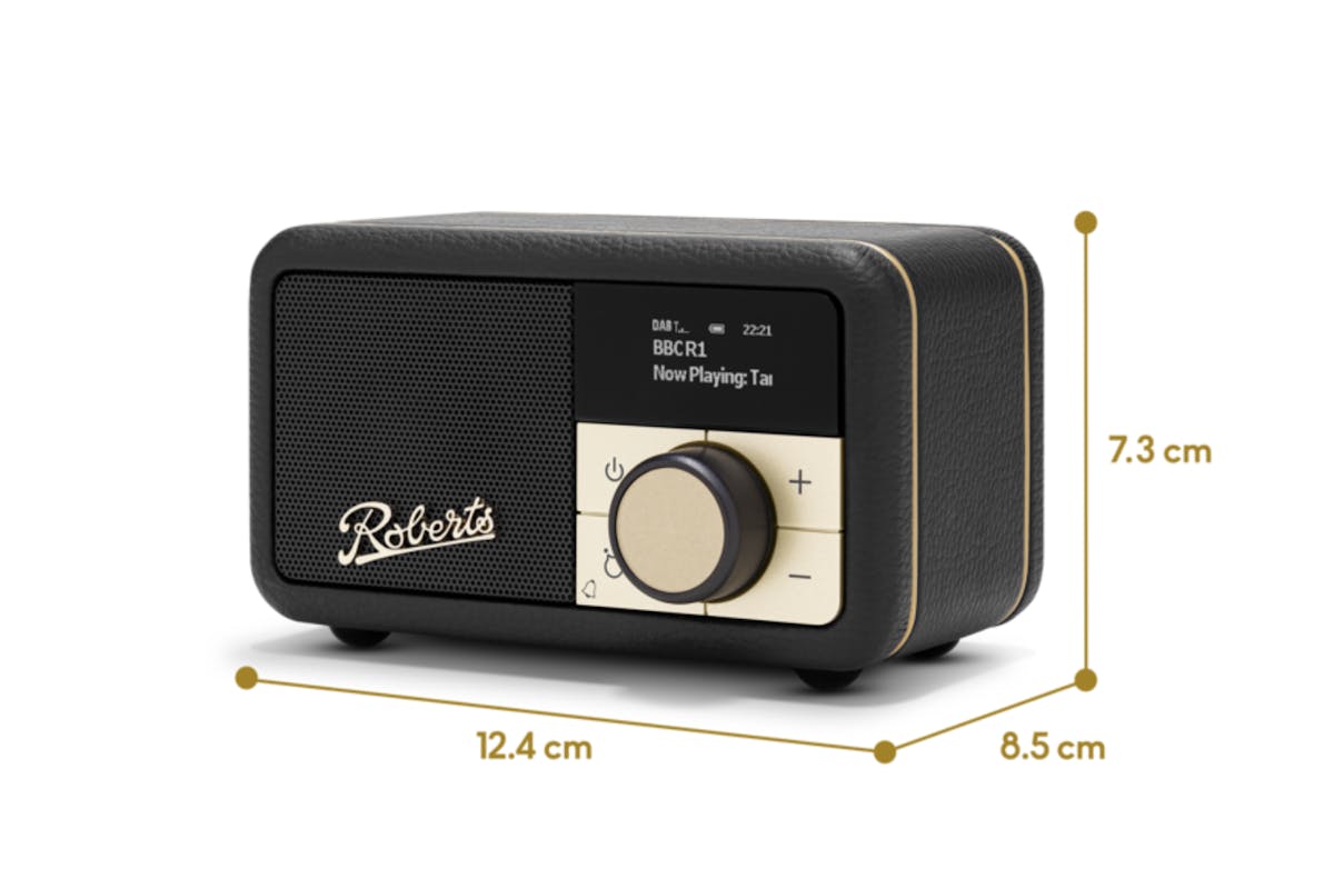 Roberts Revival Petite 2 FM Radio with Bluetooth | Black-5