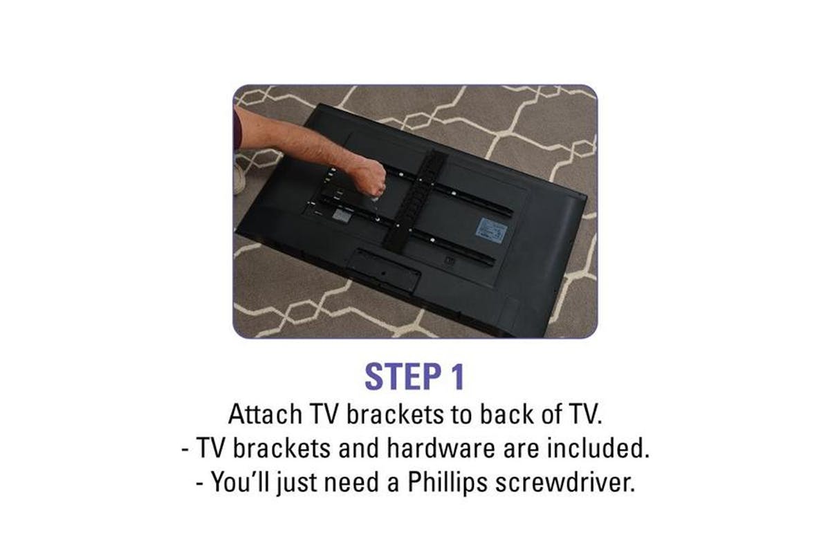 Sanus 32" - 65" TVs Universal Swivel Mount Base | FTVS1-B2-4