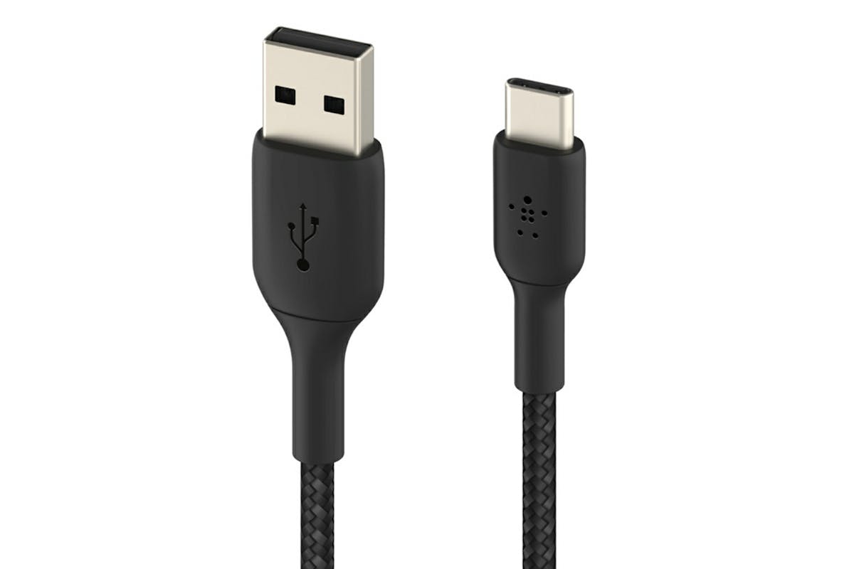 Belkin Boost Charge Braided USB-C to USB-A Cable | 1m | Black-2