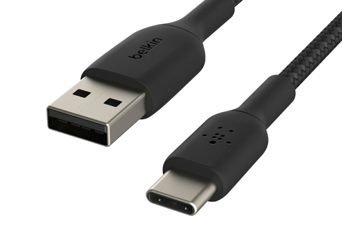 Belkin Boost Charge Braided USB-C to USB-A Cable | 1m | Black-5