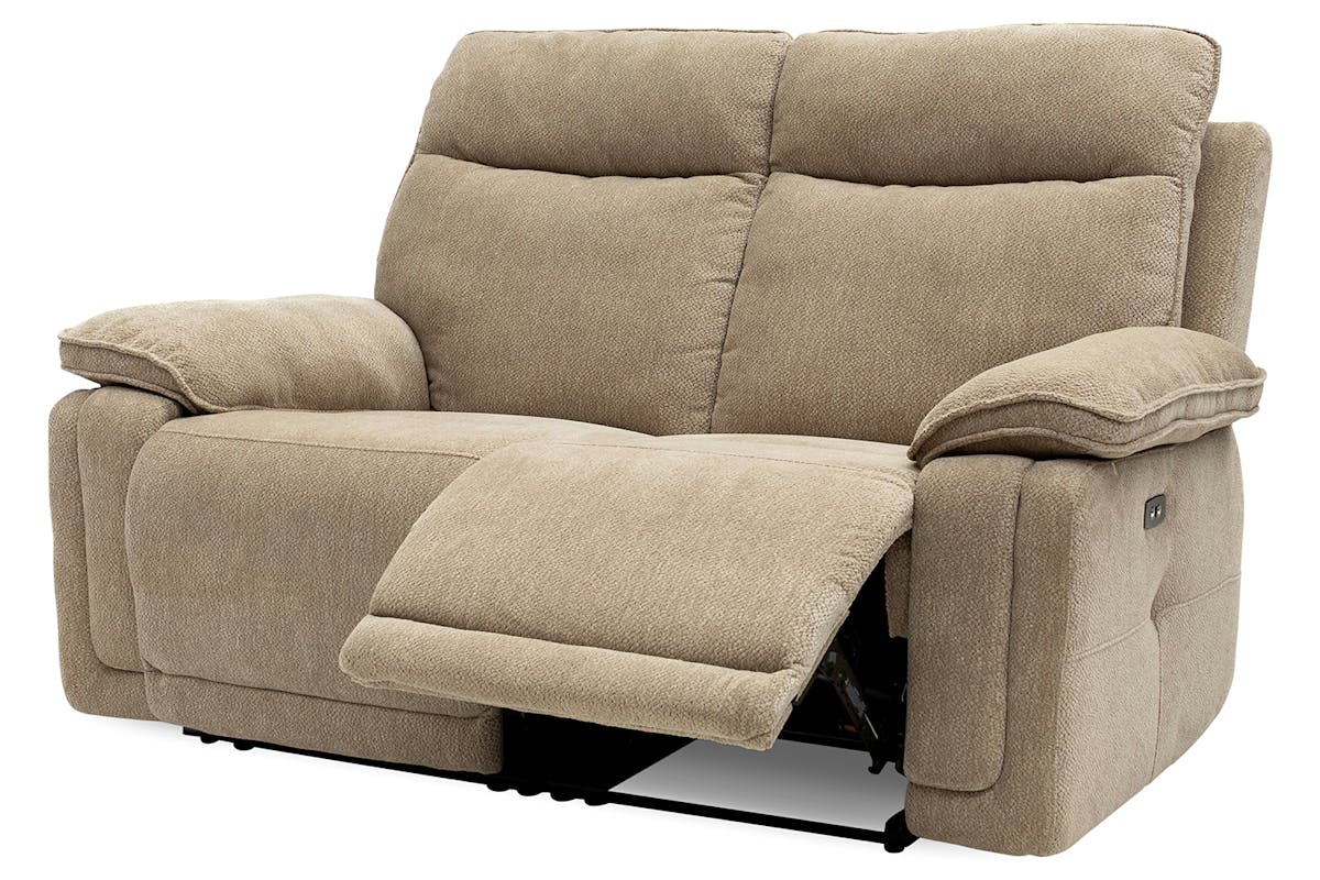 Cadenza 2 Seater Sofa | Power Recliner | Fabric | Camel-5
