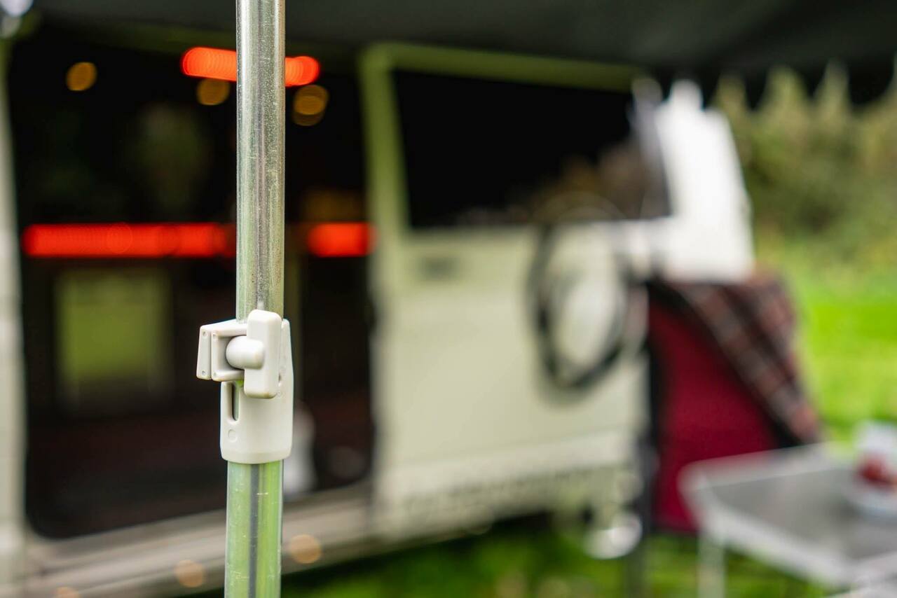Retro Campervan Shade Canopy | Active Camping Canopy | Charcoal-4