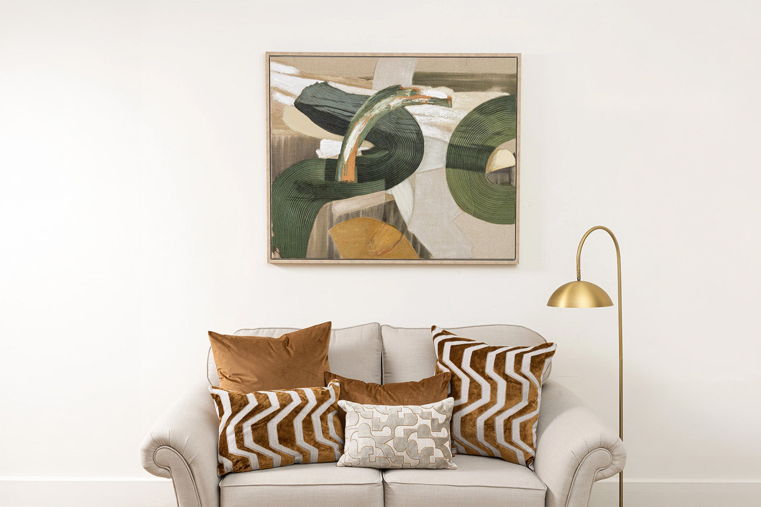 Colby Framed Canvas Painting - Patrick St. Germain | Multicolour | 127 x 102 cm-2