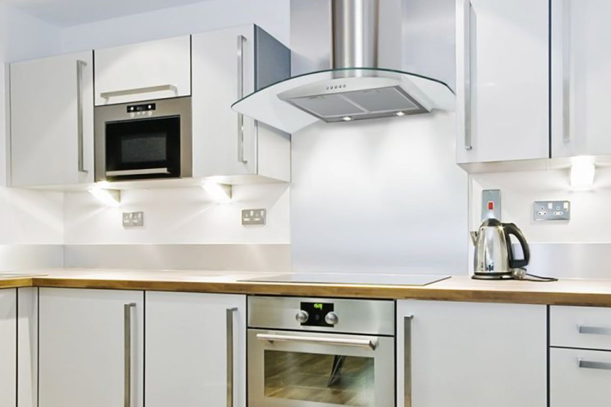 Luxair 60cm Curved Glass Chimney Hood | LA60CVDGLSS-6