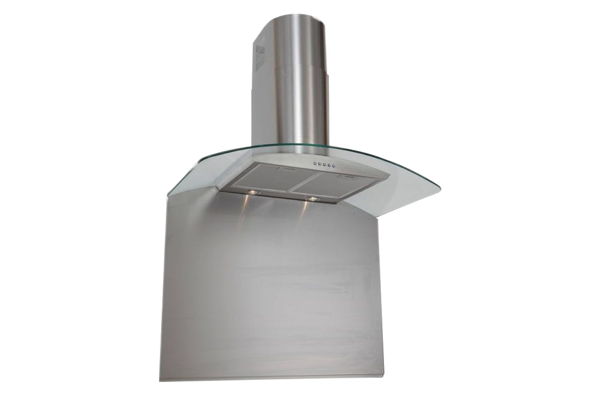 Luxair 60cm Curved Glass Chimney Hood | LA60CVDGLSS-2