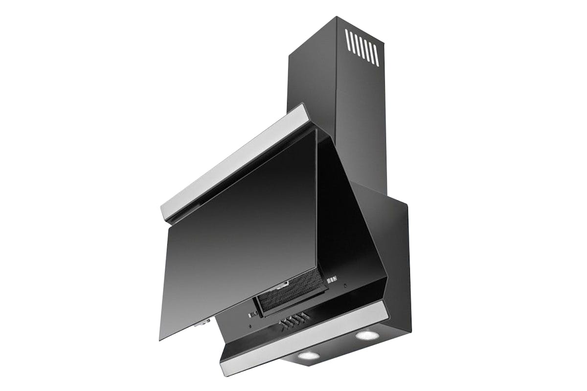 Luxair 60cm Angled Cooker Hood | LA60ISONBLK-2