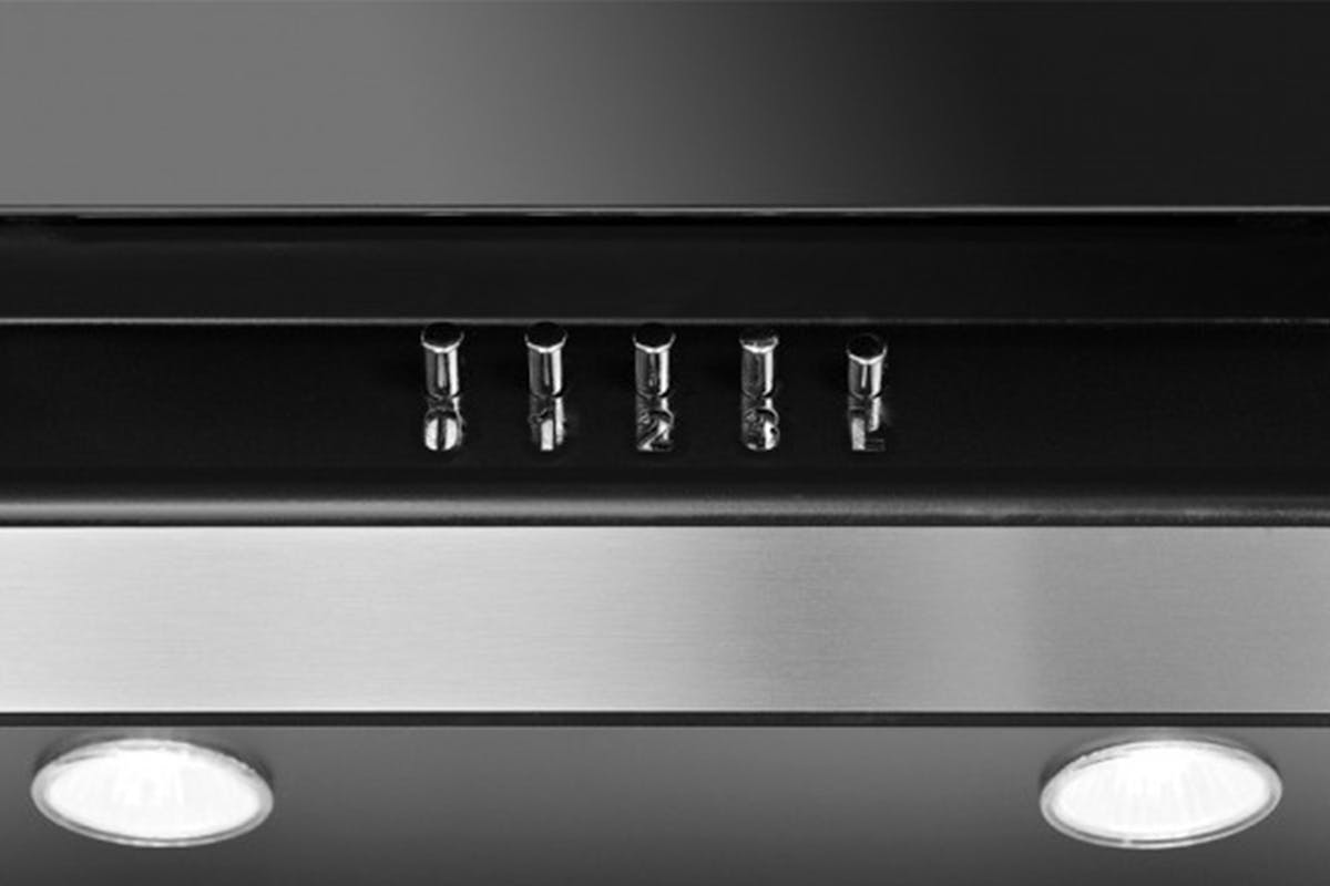 Luxair 60cm Angled Cooker Hood | LA60ISONBLK-4