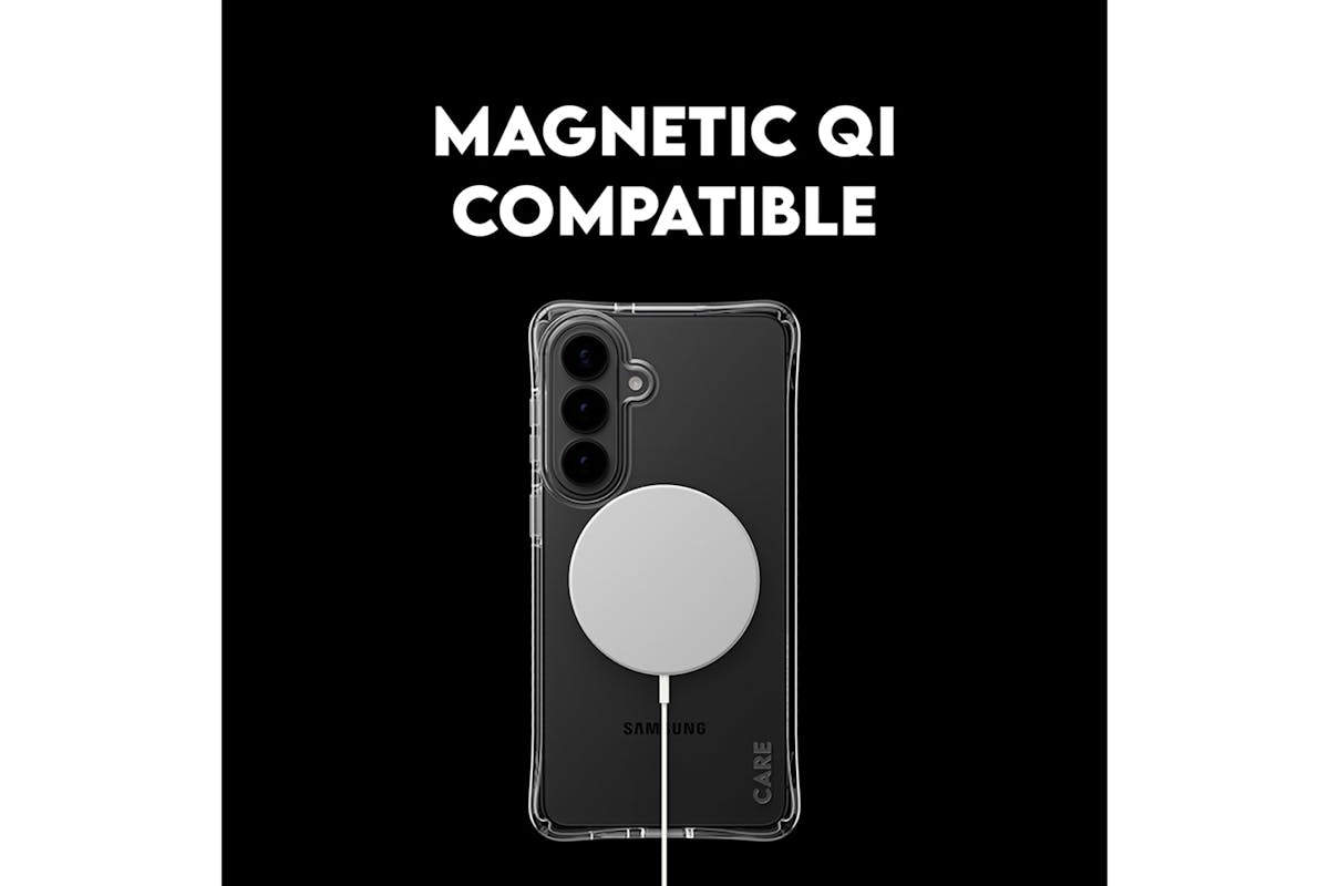 PanzerGlass CARE Samba Qi Samsung Galaxy S26 Case | Transparent White-11