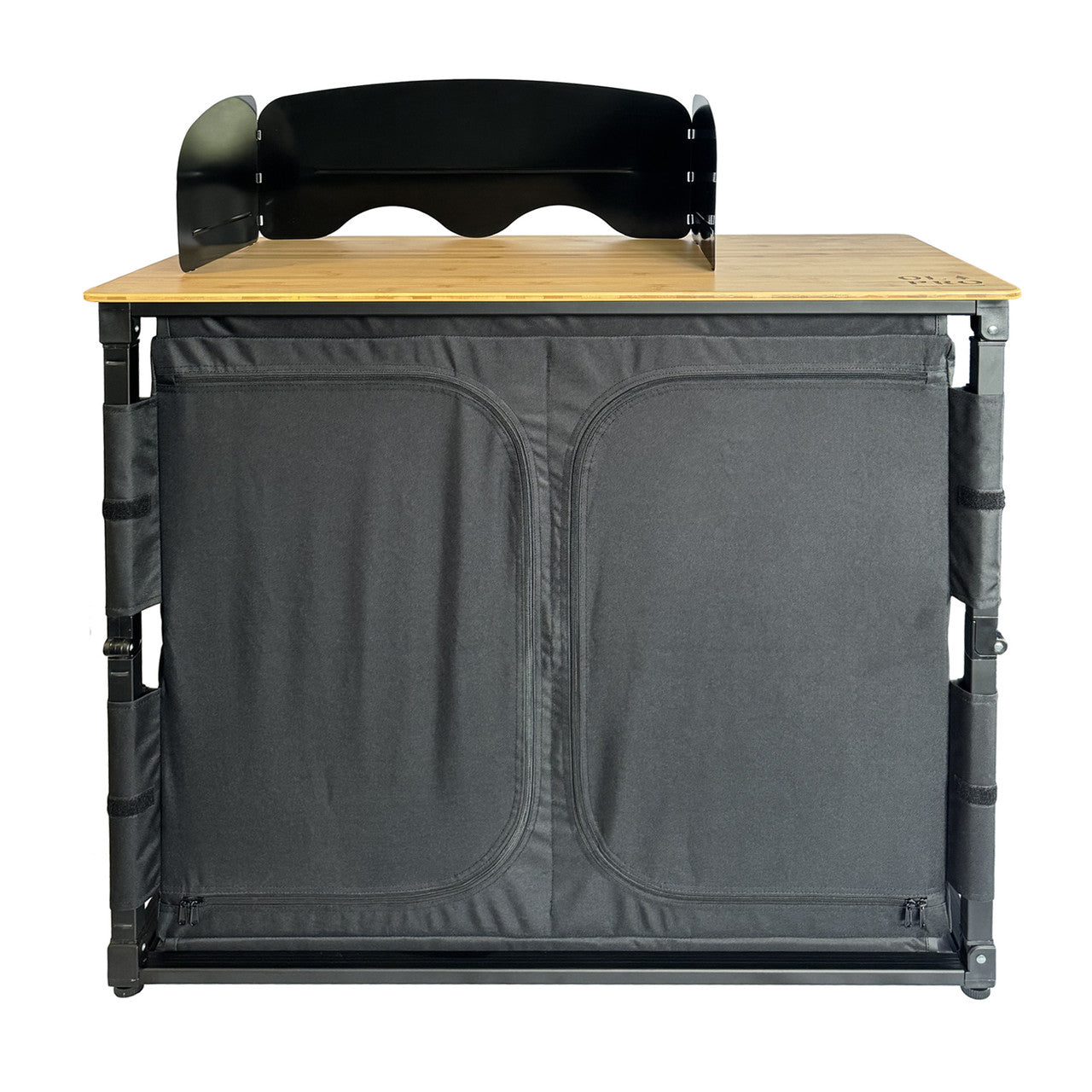 Deluxe Camp Kitchen With Double Cupboard | Bamboo Tabletop | 100 X 106.5 X 49cm-4