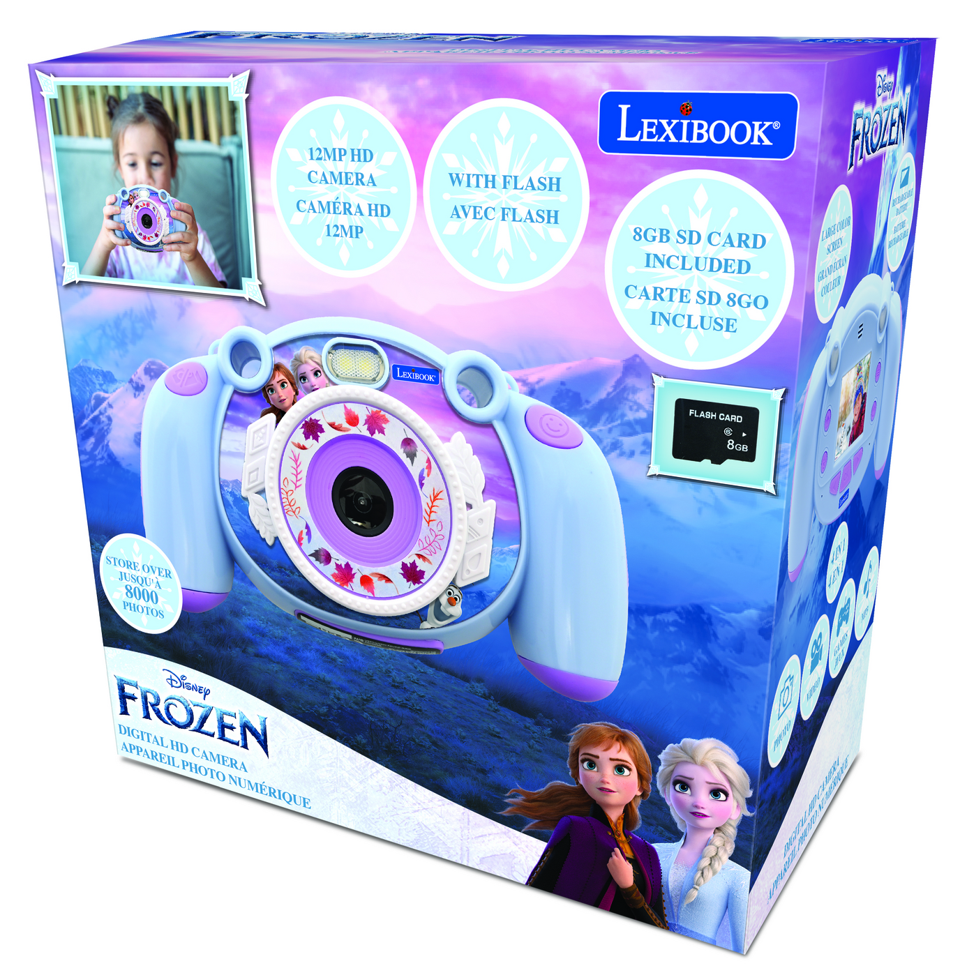 Lexibook DJ080FZ Frozen Childrens Camera-2
