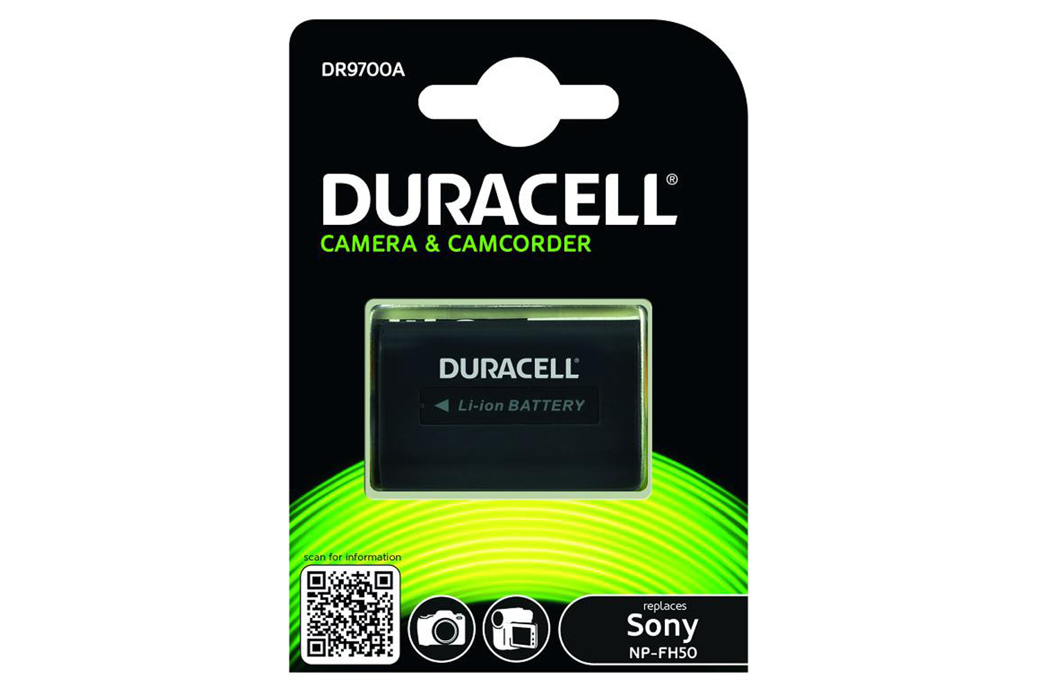 Duracell Camcorder Battery 7.4V 700mAh