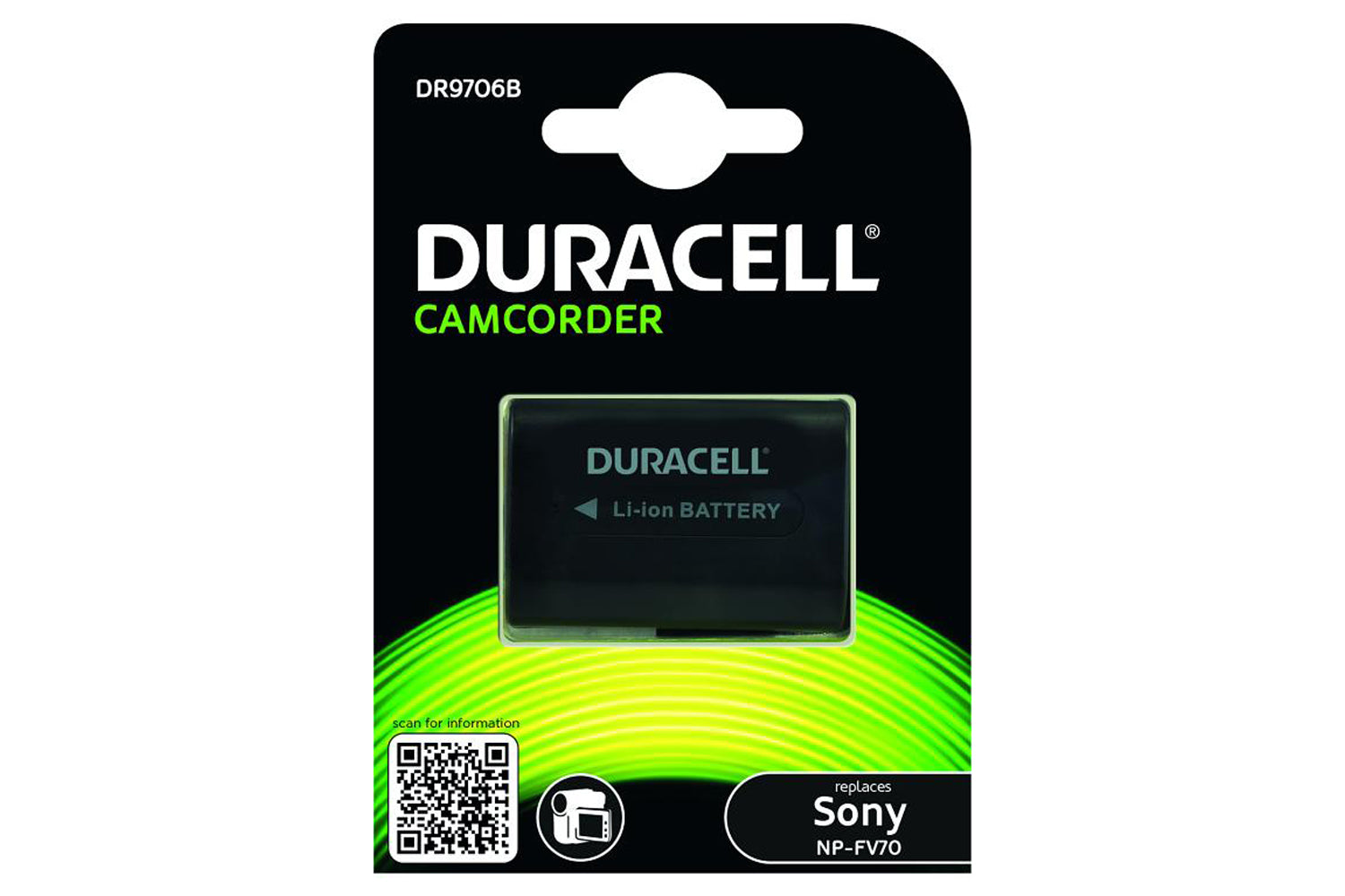 Duracell Camcorder Battery 7.4V 1640mAh