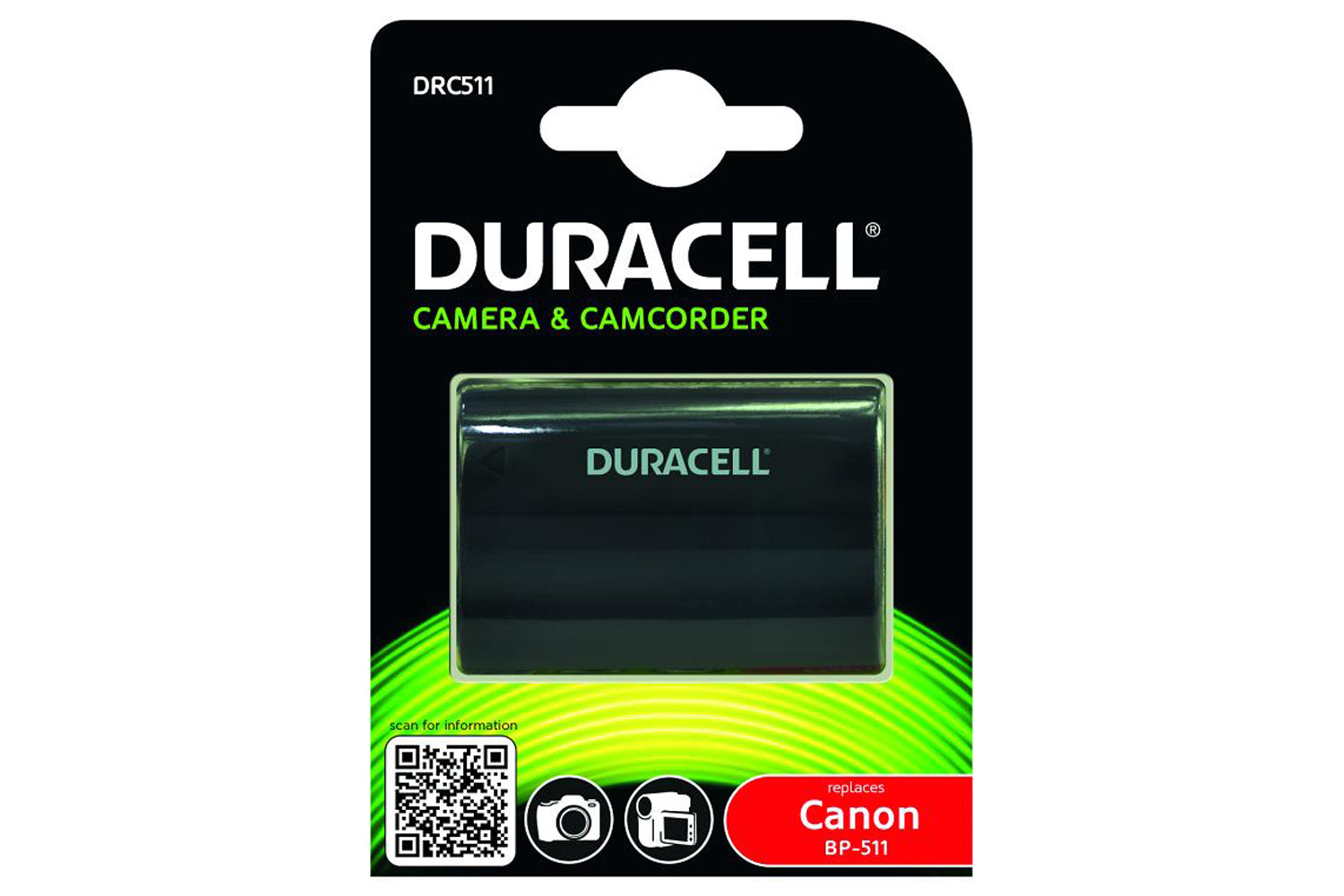 Duracell Camera Battery 7.4V 1600mAh