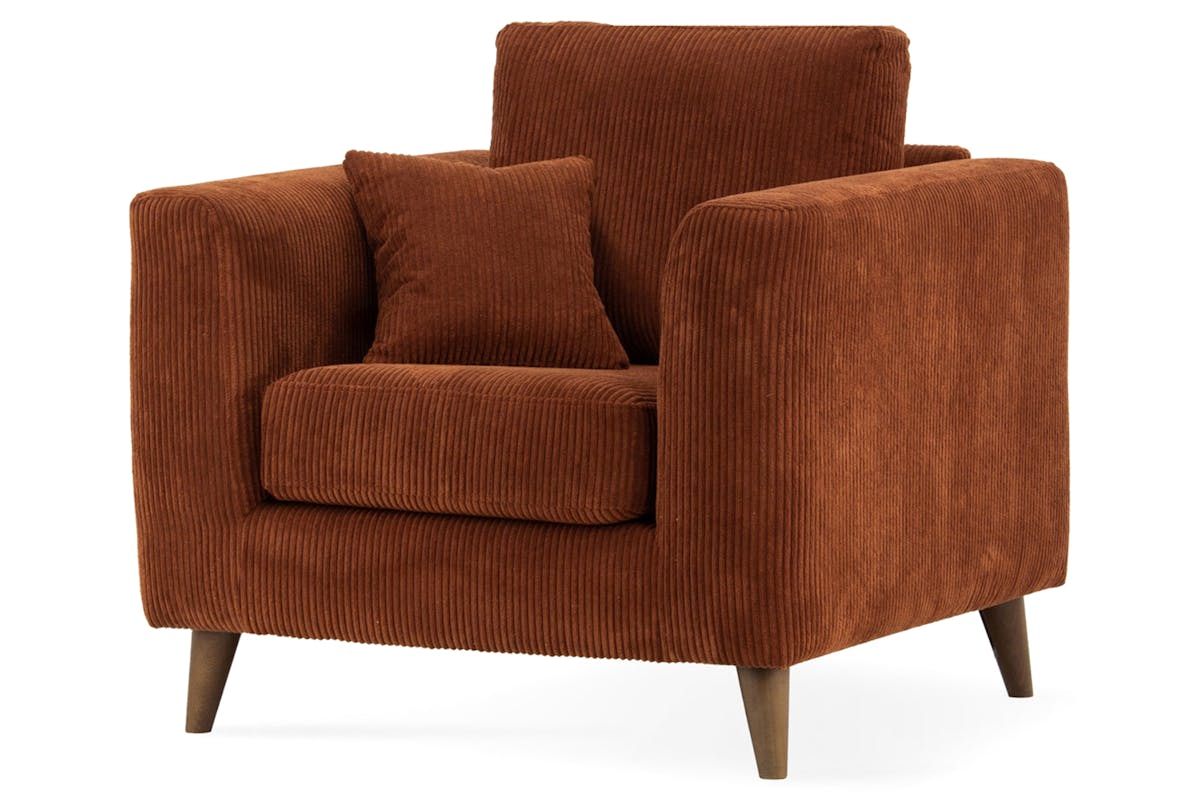 Erin Armchair | Fabric | Copper-2