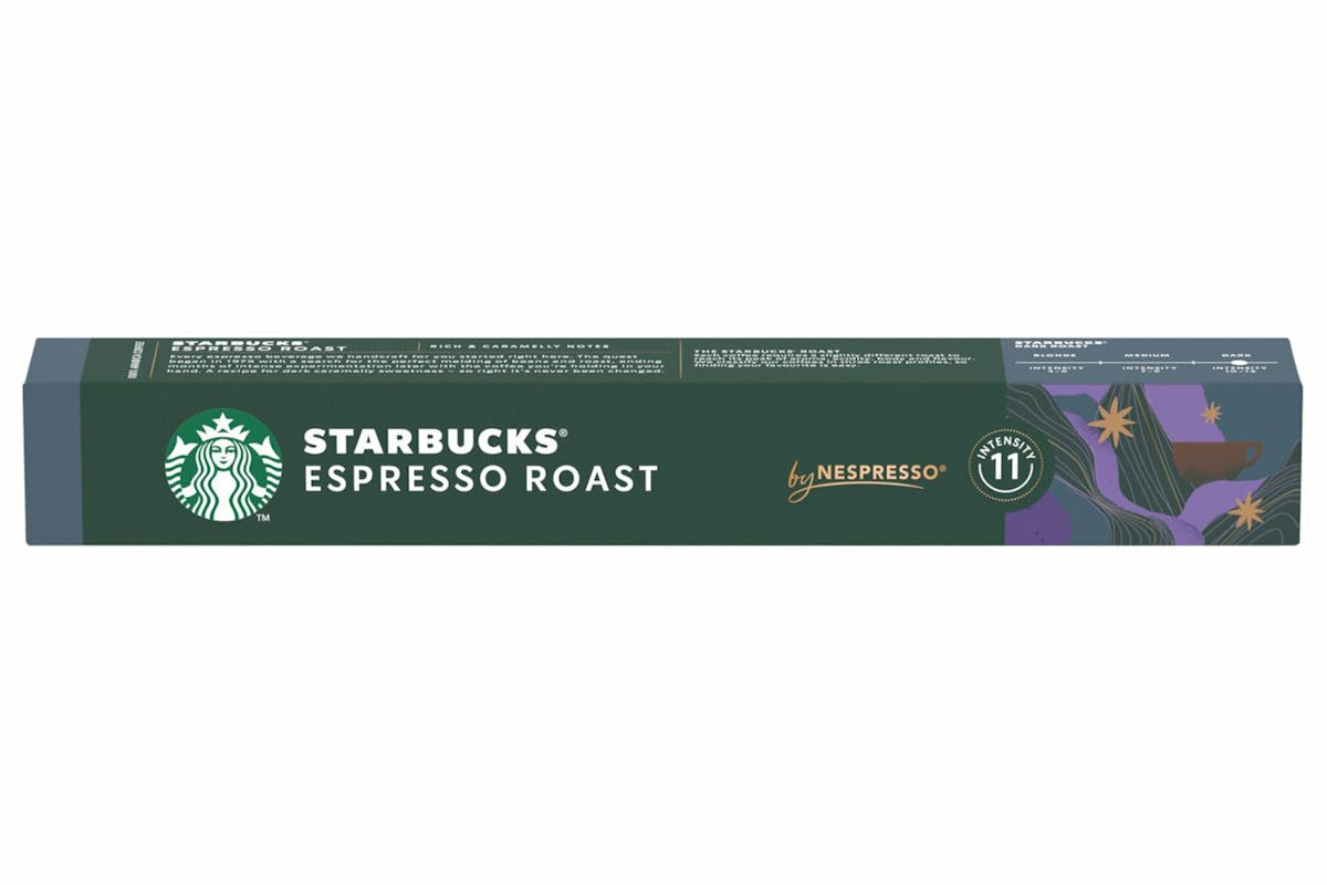 Starbucks Espresso Roast | Nespresso Compatibles | 10 Capsules