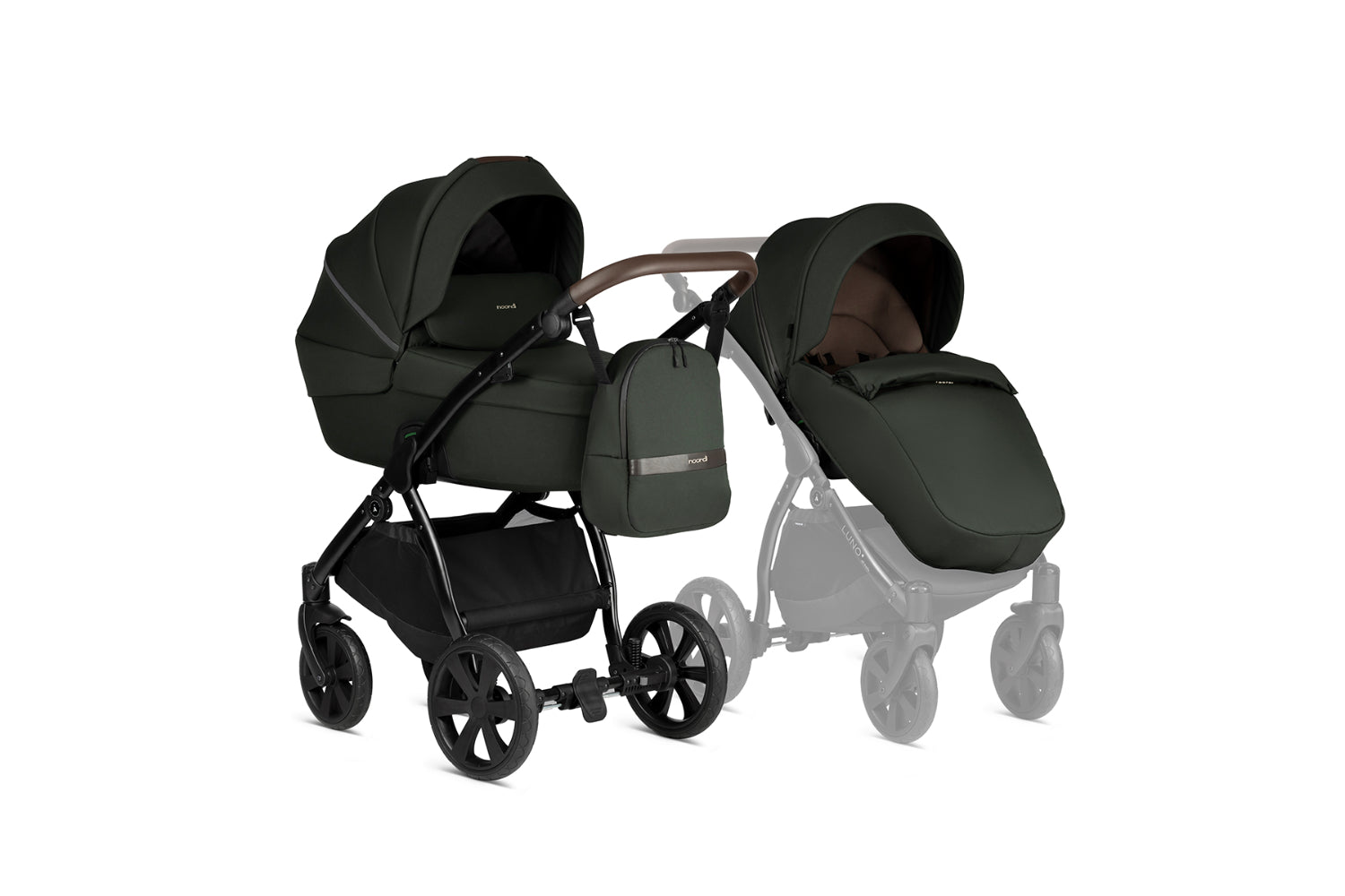Noordi Luno All Trails 2-in-1 Travel System | Forest Green
