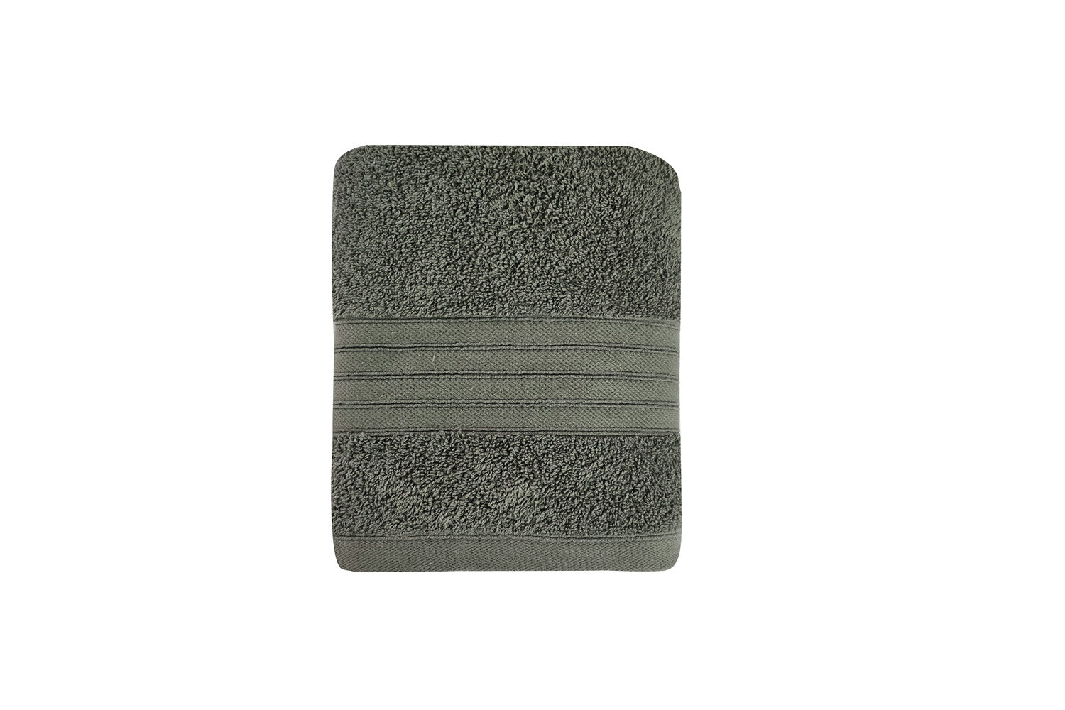 Cotton Terry Towel Set (Hand + Bath + Bath Sheet) - Khaki-3