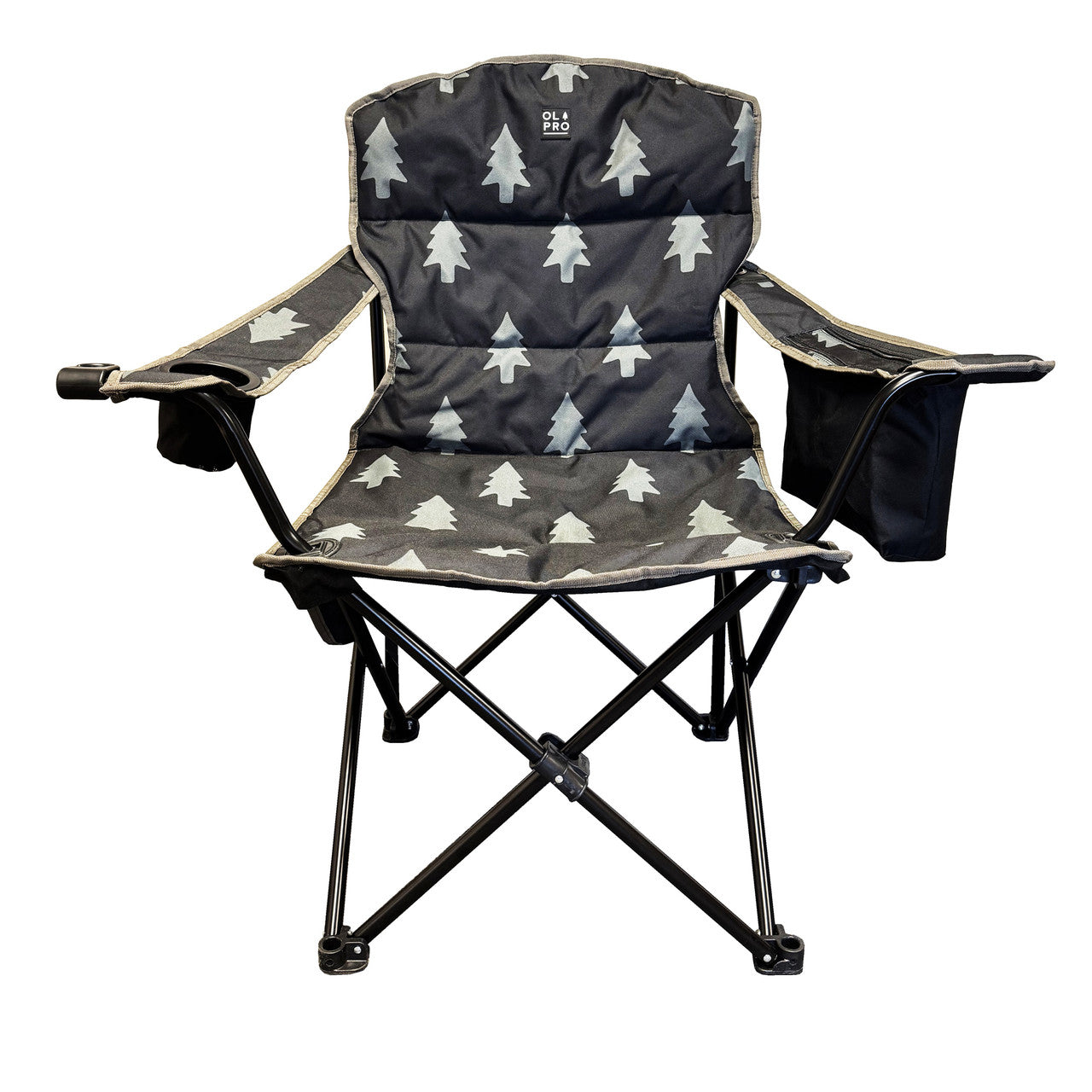 Henwick Patterned Padded Folding Camping Chair | Limited Edition | Steel Frame