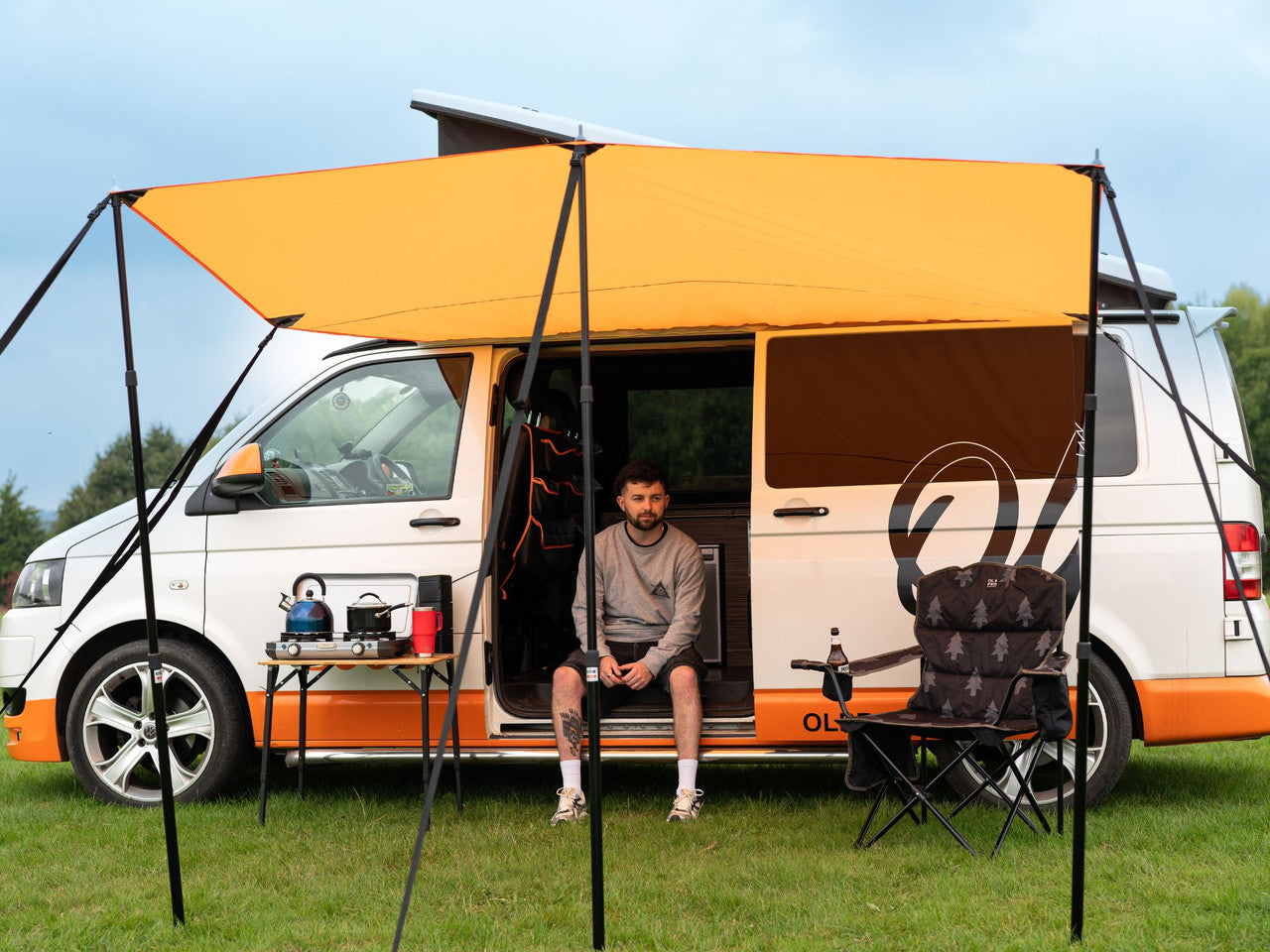 Henwick Patterned Padded Folding Camping Chair | Limited Edition | Steel Frame-2