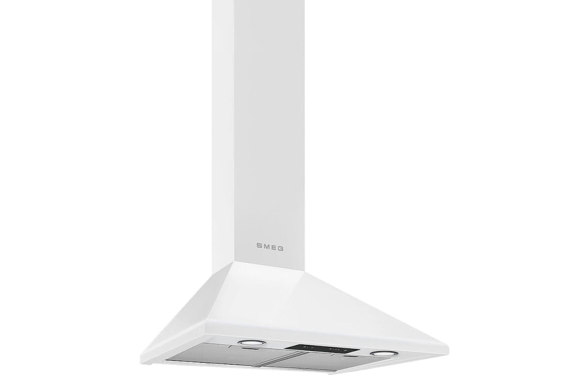 Smeg 60cm Chimney Hood | KSED65BE | White-2