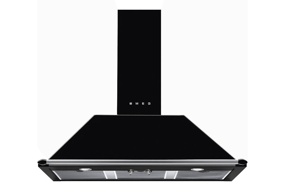 Smeg Victoria 100cm Chimney Hood | KT100BLE | Black
