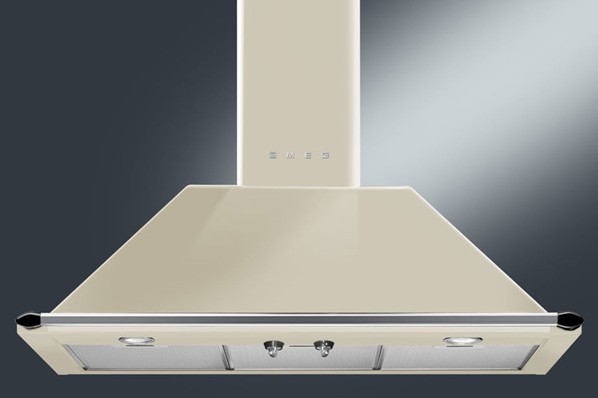 Smeg 90cm Chimney Hood | KT90PE | Cream-2
