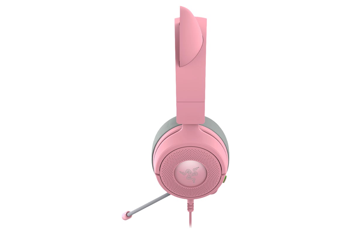Razer Kraken Kitty V3 X Over-Ear Wired Gaming Headset | Quartz-3