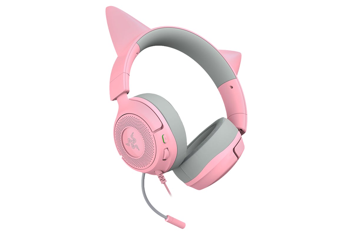 Razer Kraken Kitty V3 X Over-Ear Wired Gaming Headset | Quartz-4