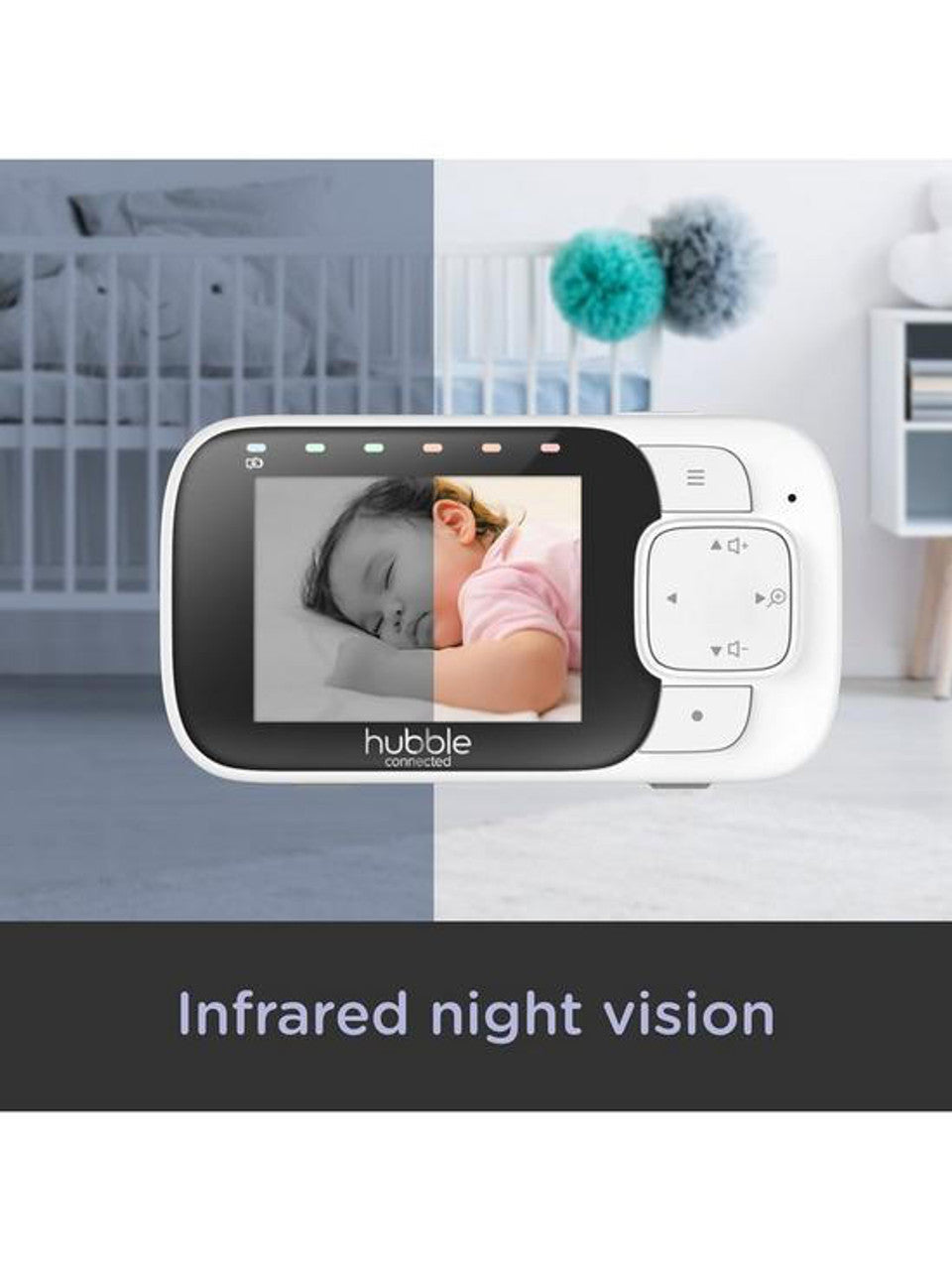 Hubble Nursery Pal Essentials Smart Baby Monitor With Fixed Camera-4