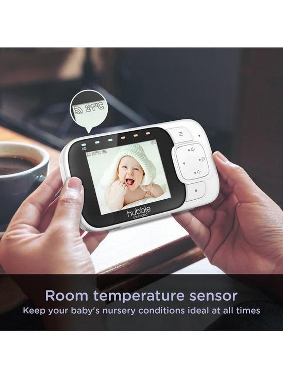 Hubble Nursery Pal Essentials Smart Baby Monitor With Fixed Camera-6
