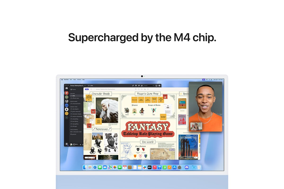 iMac 24" 4.5K M4 | 16GB | 256GB | 10-Core GPU | Blue-6