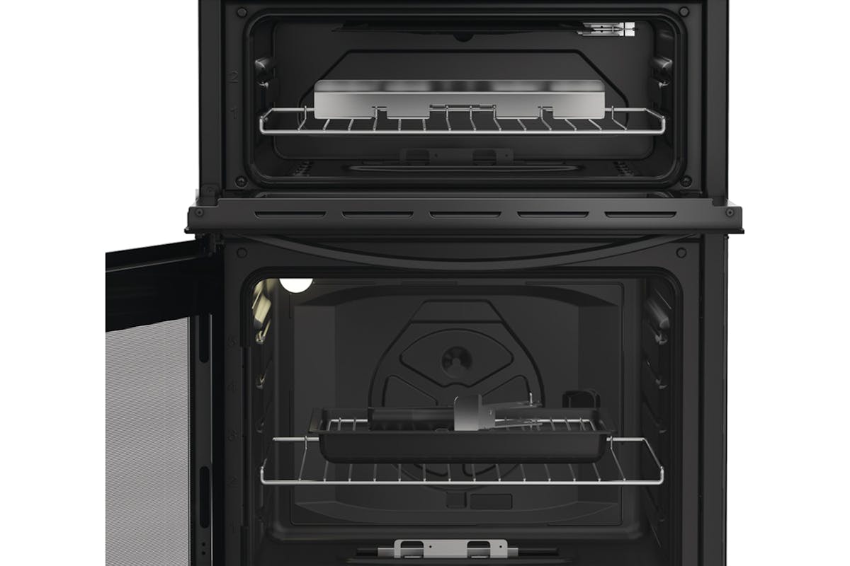 Indesit 60cm Double Oven Gas Cooker | IDG6GB-4