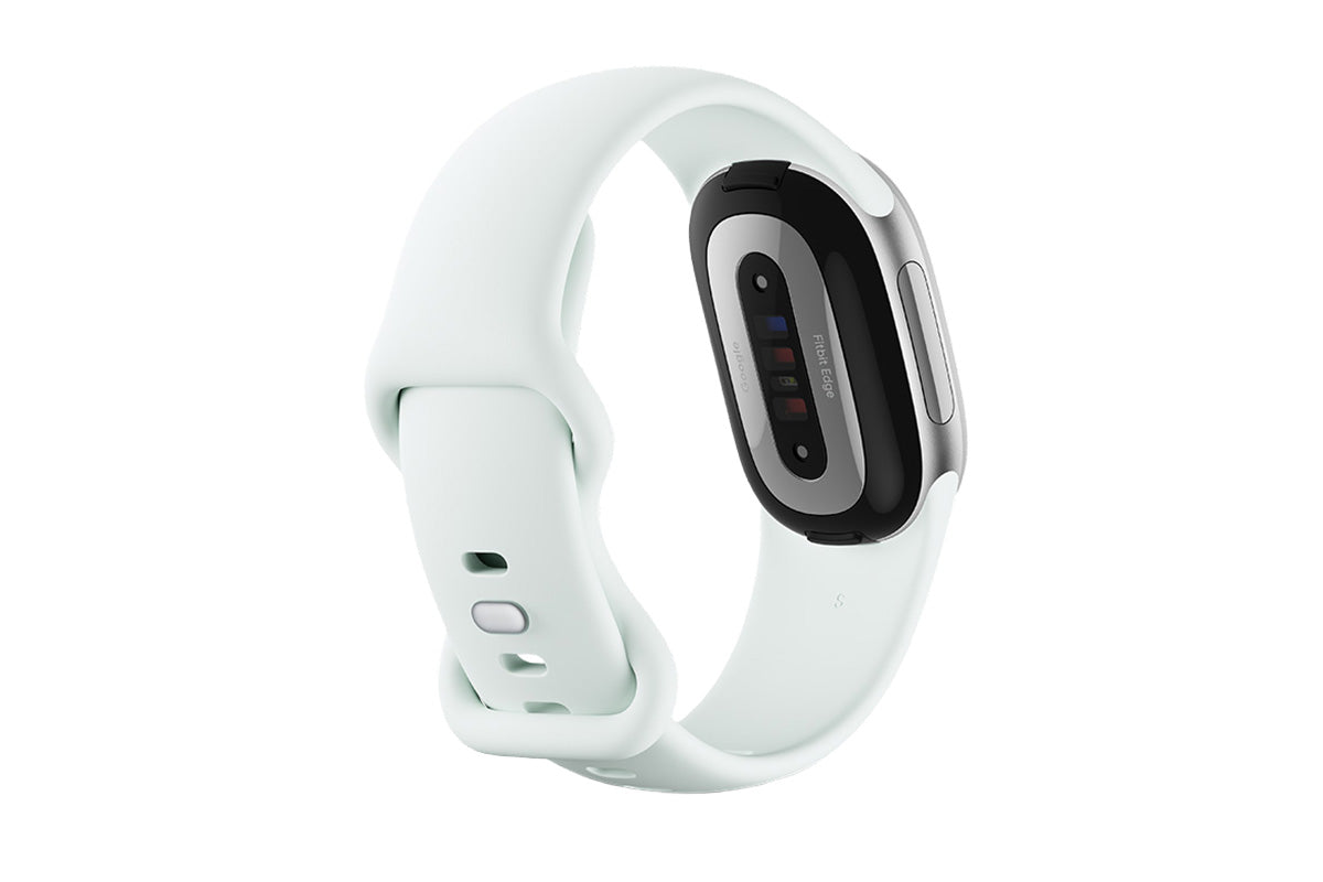 Fitbit Edge Fitness Tracker | Polished Silver/Fog-4