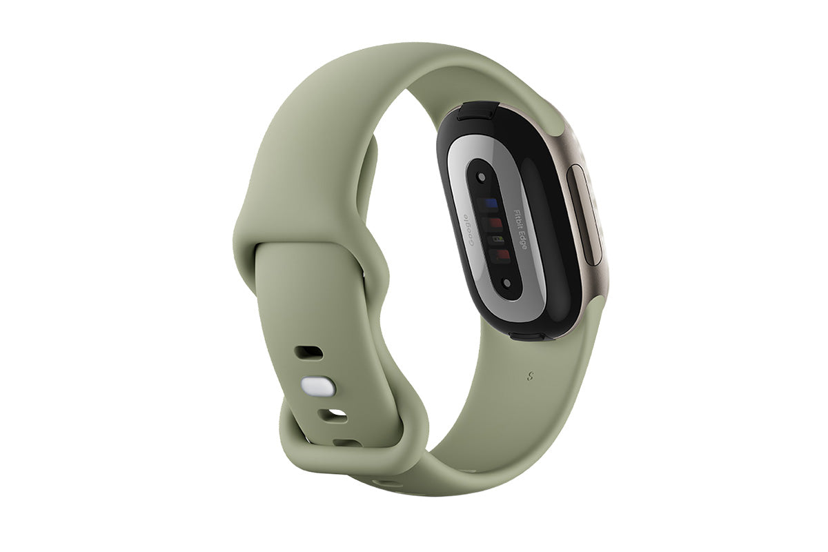 Fitbit Edge Fitness Tracker | Satin Pyrite/Olive-3