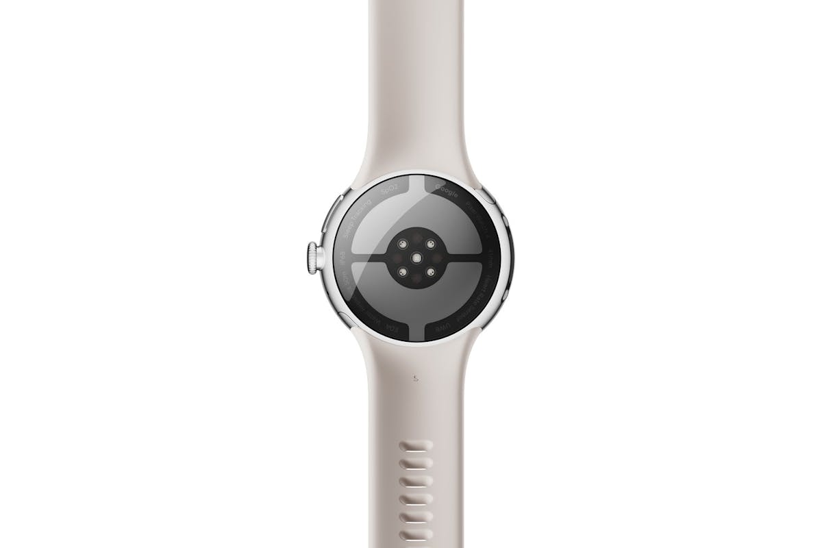 Google Pixel Watch 4 | 45mm | WiFi | Silver/Porcelain-5