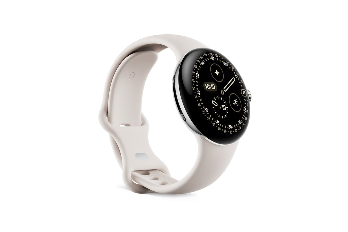 Google Pixel Watch 4 | 45mm | WiFi | Silver/Porcelain-4